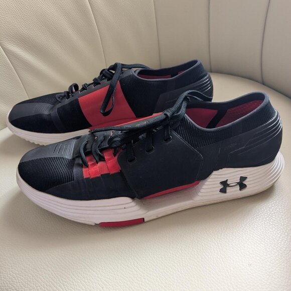 Under Armour 2.0 Men\'s Shoes Size 10.5 Red Black Athleisure Gym Training Kicks main image 6